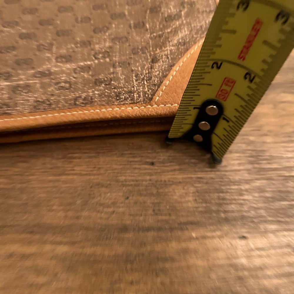 Authentic Vintage Gucci GG Monogram Clutch Bag Tan / Brown - Picture 15 of 15